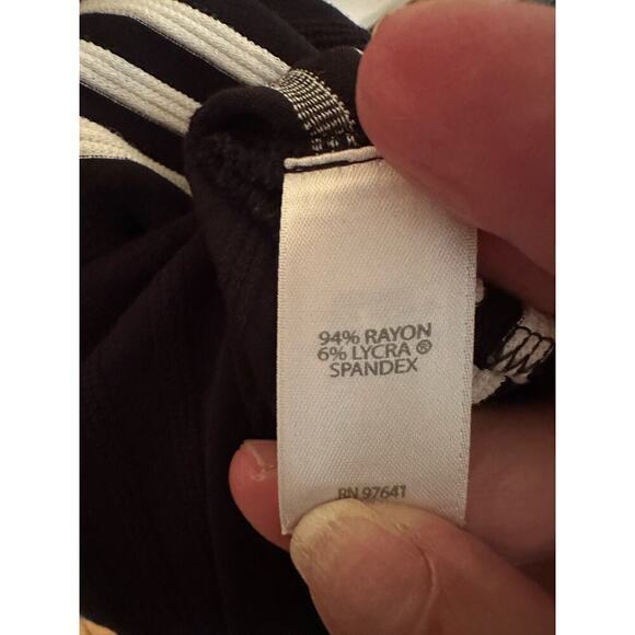 J. Jill Women's Open Front Stripe 3/4 Sleeve Stretch Cardigan Sweater Size PXL - Picture 8 of 8